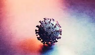 Coronavirus Covid-19 cell. Covid, covid19 pandemic gym